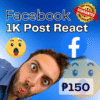 Facebook Post React for Sale
