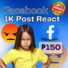 Facebook Post React for Sale